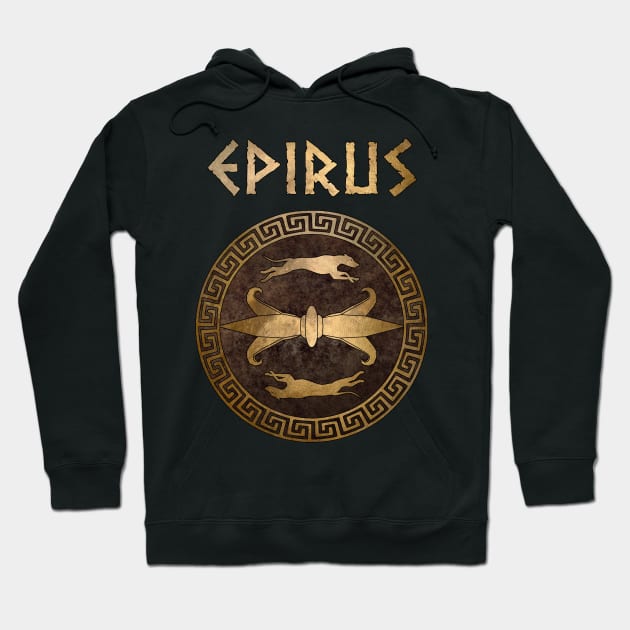 Epirus Ancient Greece Pyrrhus of Epirus Symbol Hoodie by AgemaApparel